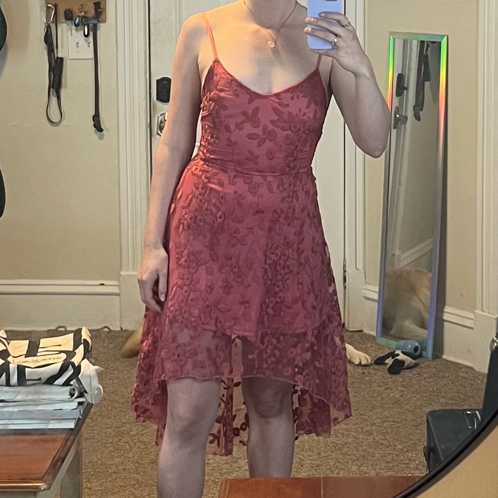 Embroidered Floral Dress